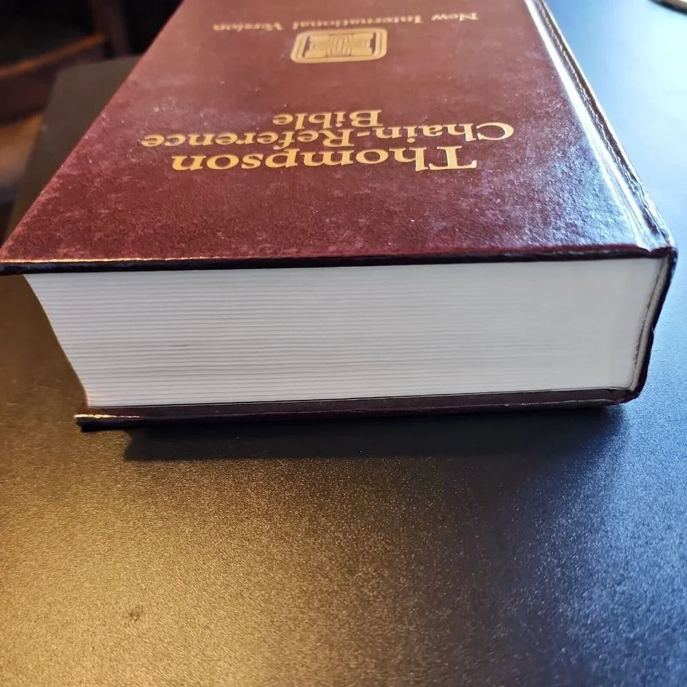 Thompson Chain Reference Bible NIV Red Letter Edition Kirkbride Hardcover 1990 - Picture 10 of 12
